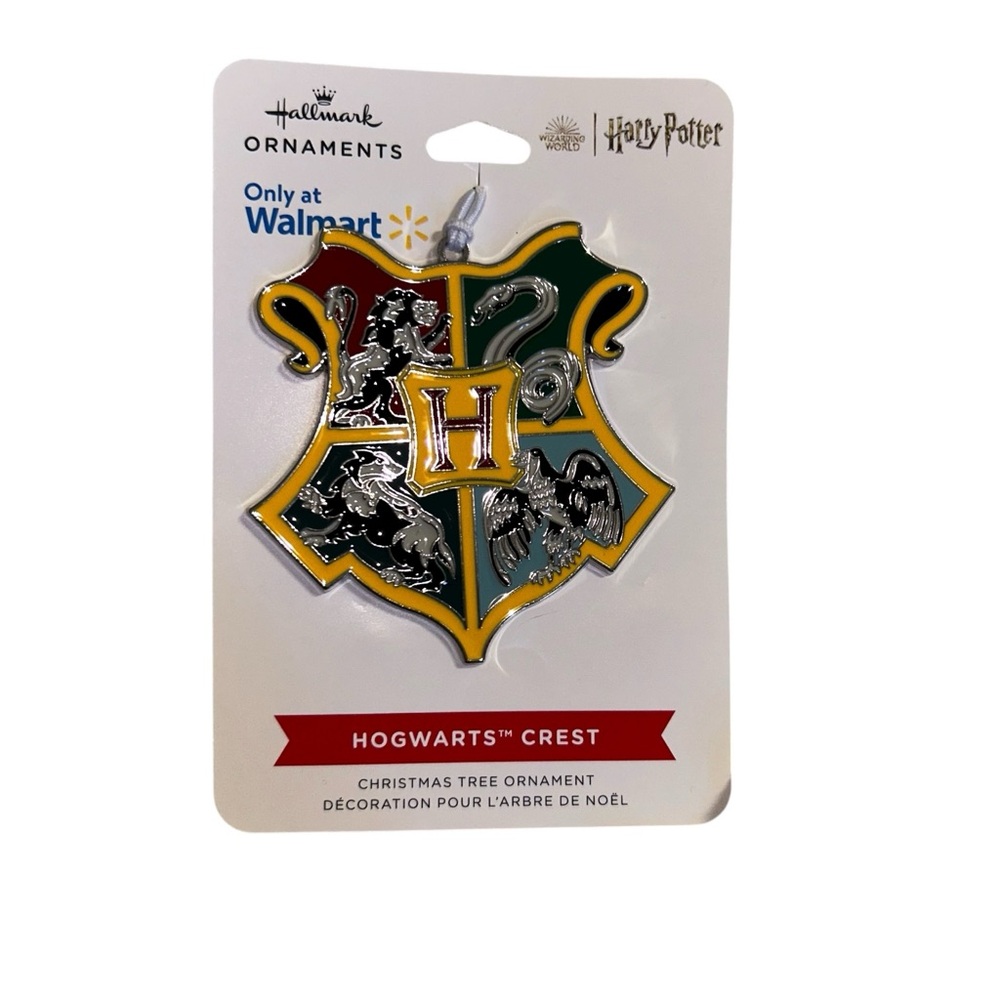 NWT Hallmark Harry Potter Hogwarts Crest Ornament Exclusive Christmas Decor - Picture 7 of 8